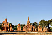 Bagan Myanmar. Temples near Abeyadana, Myinkaba. 